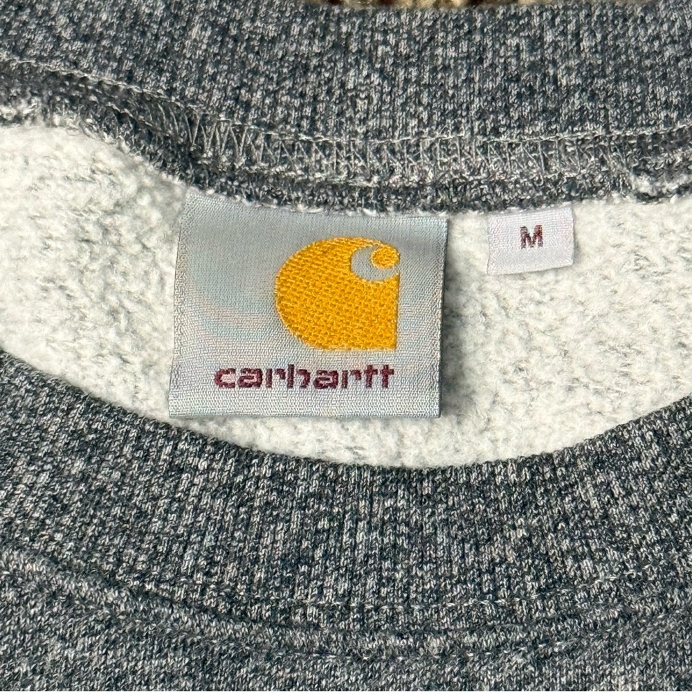 Carhartt Grey Holbrook Sweat Sweater Size M - Picture 4 of 5